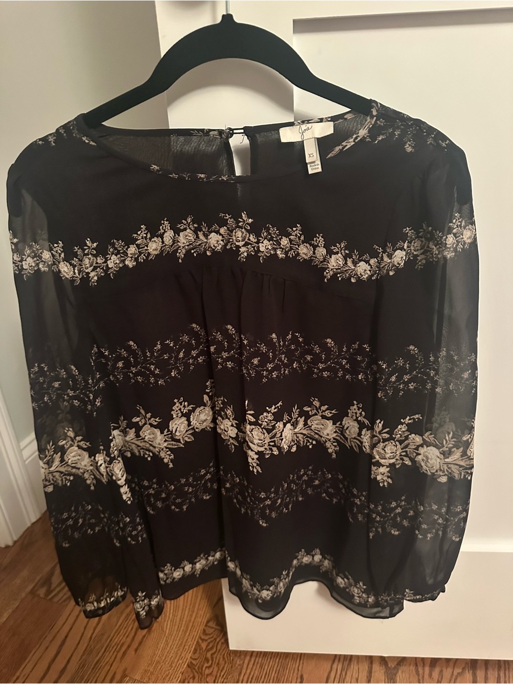 Joie Floral Blouse, Sz XS
